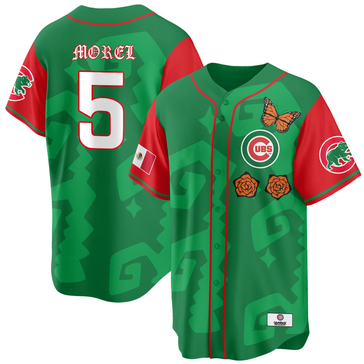 Men's Chicago Cubs "Xicago" Mexican Heritage Jersey - All Stitched