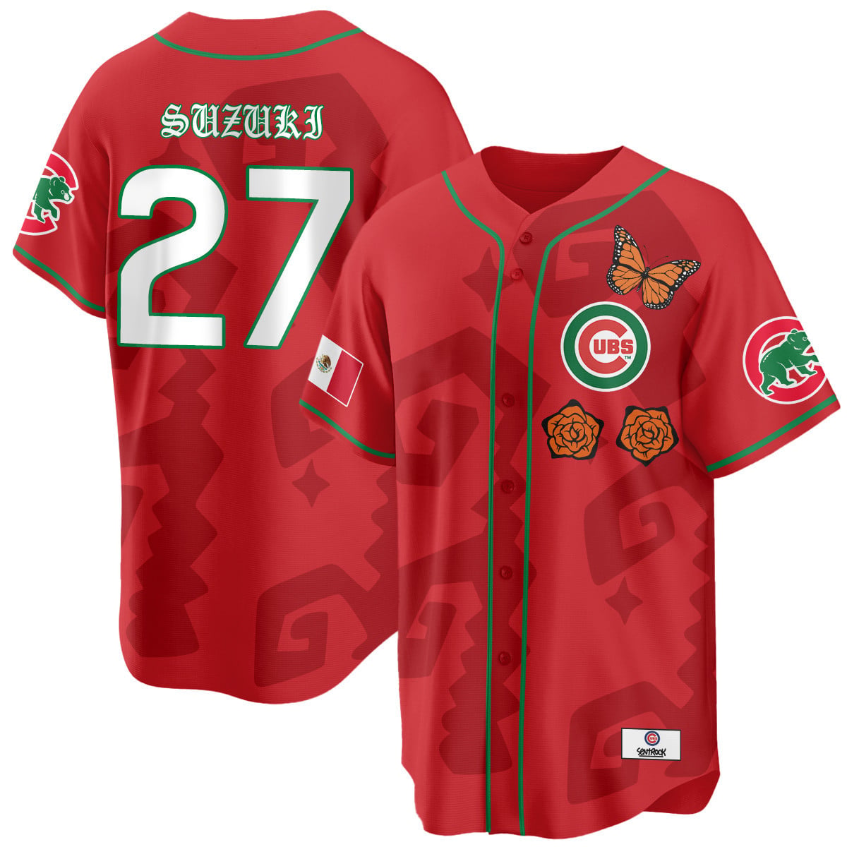 Men's Chicago Cubs "Xicago" Mexican Heritage Jersey - All Stitched