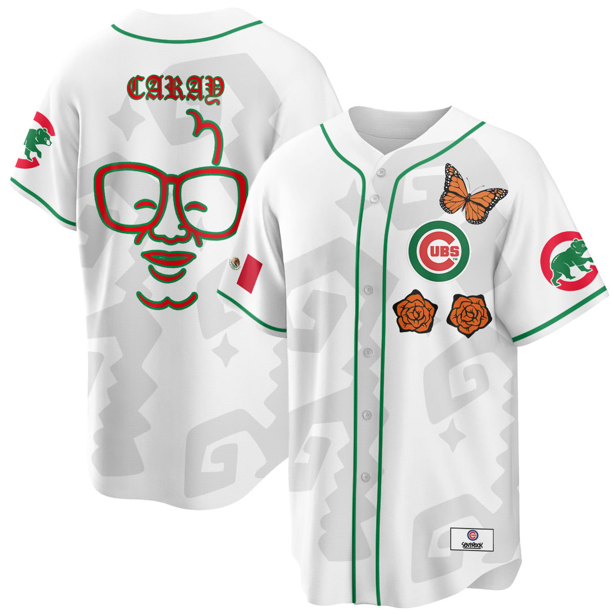 Men's Chicago Cubs "Xicago" Mexican Heritage Jersey - All Stitched