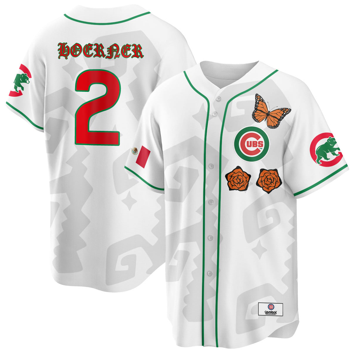Men's Chicago Cubs "Xicago" Mexican Heritage Jersey - All Stitched