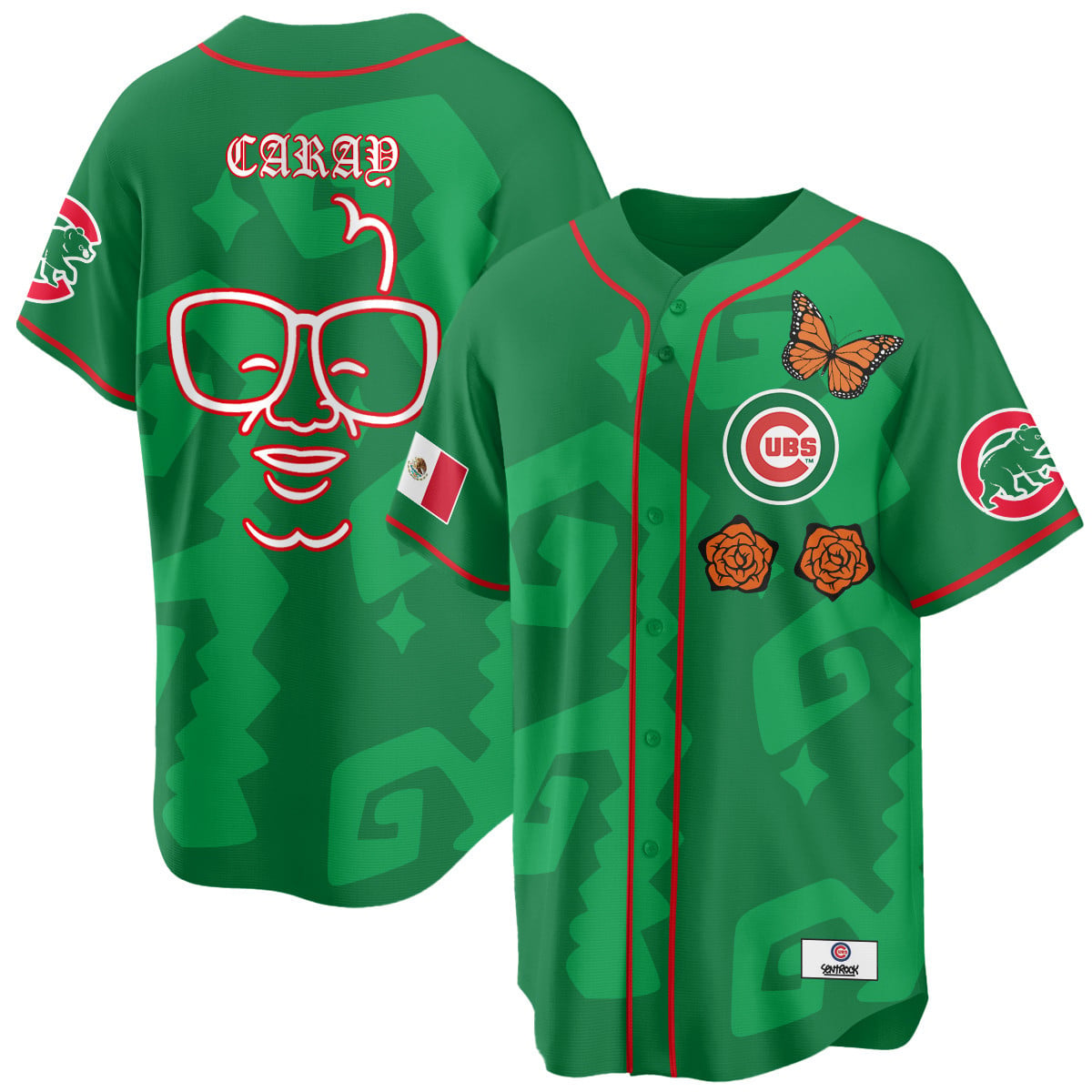 Men's Chicago Cubs "Xicago" Mexican Heritage Jersey - All Stitched