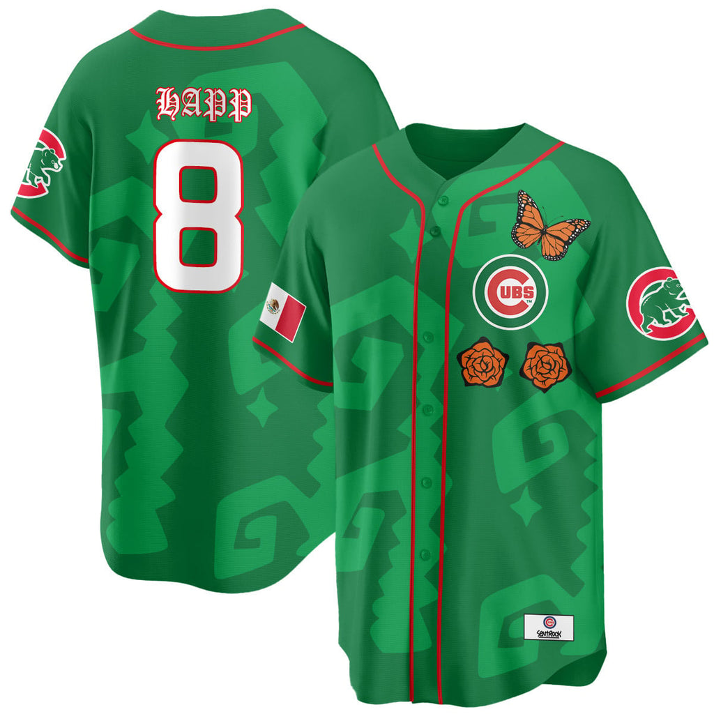 Men's Chicago Cubs "Xicago" Mexican Heritage Jersey - All Stitched
