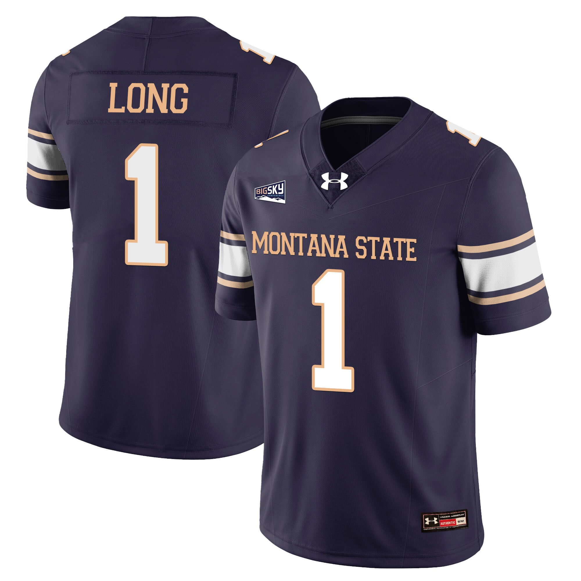 Men's Montana State Bobcat Football Jersey - All Stitched