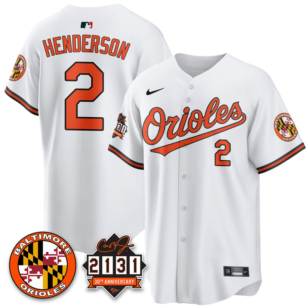 Men's Baltimore Orioles "30th Anniversary of 2131" Limited Jersey - All Stitched