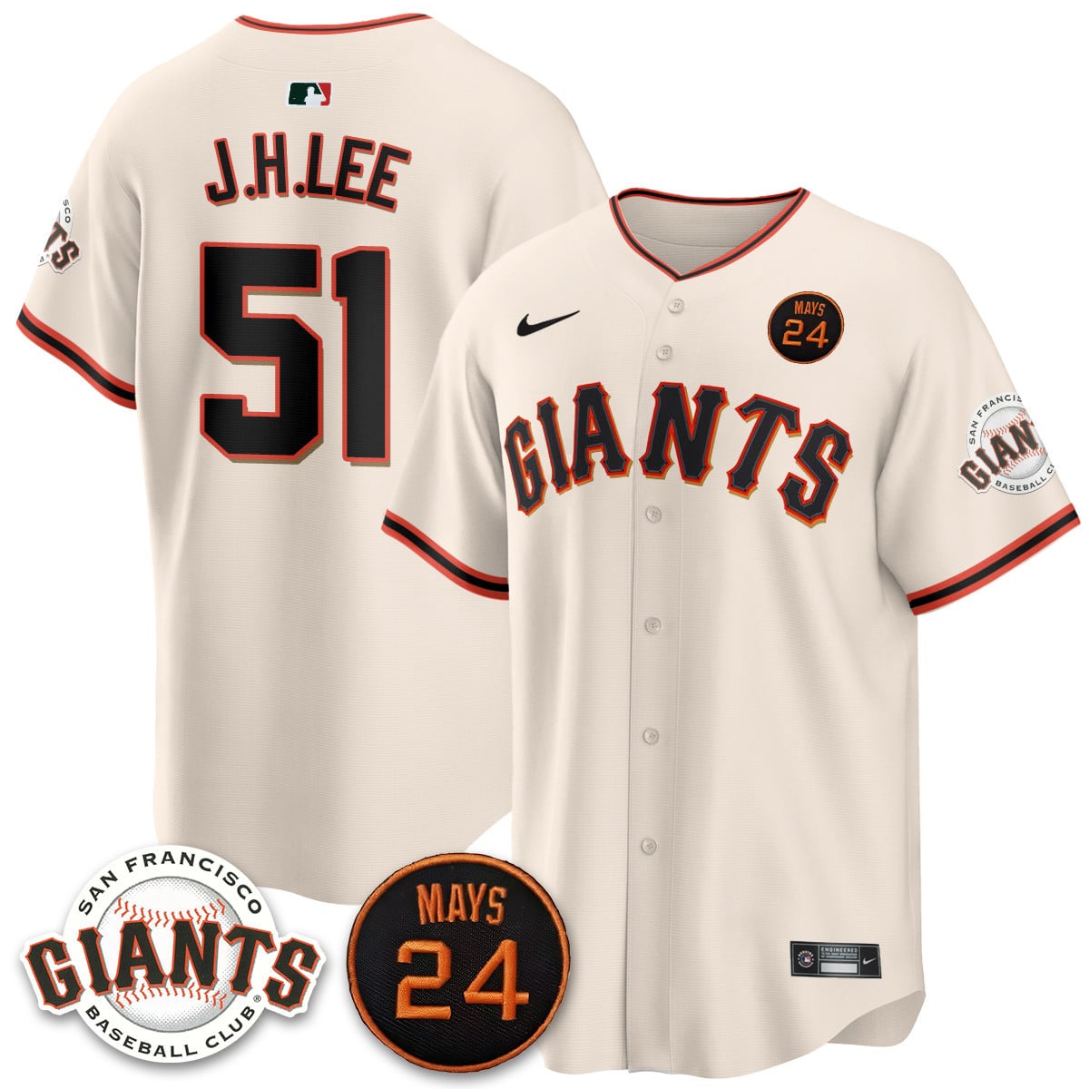 Men's San Francisco Giants 2025 Limited Jersey - All Stitched