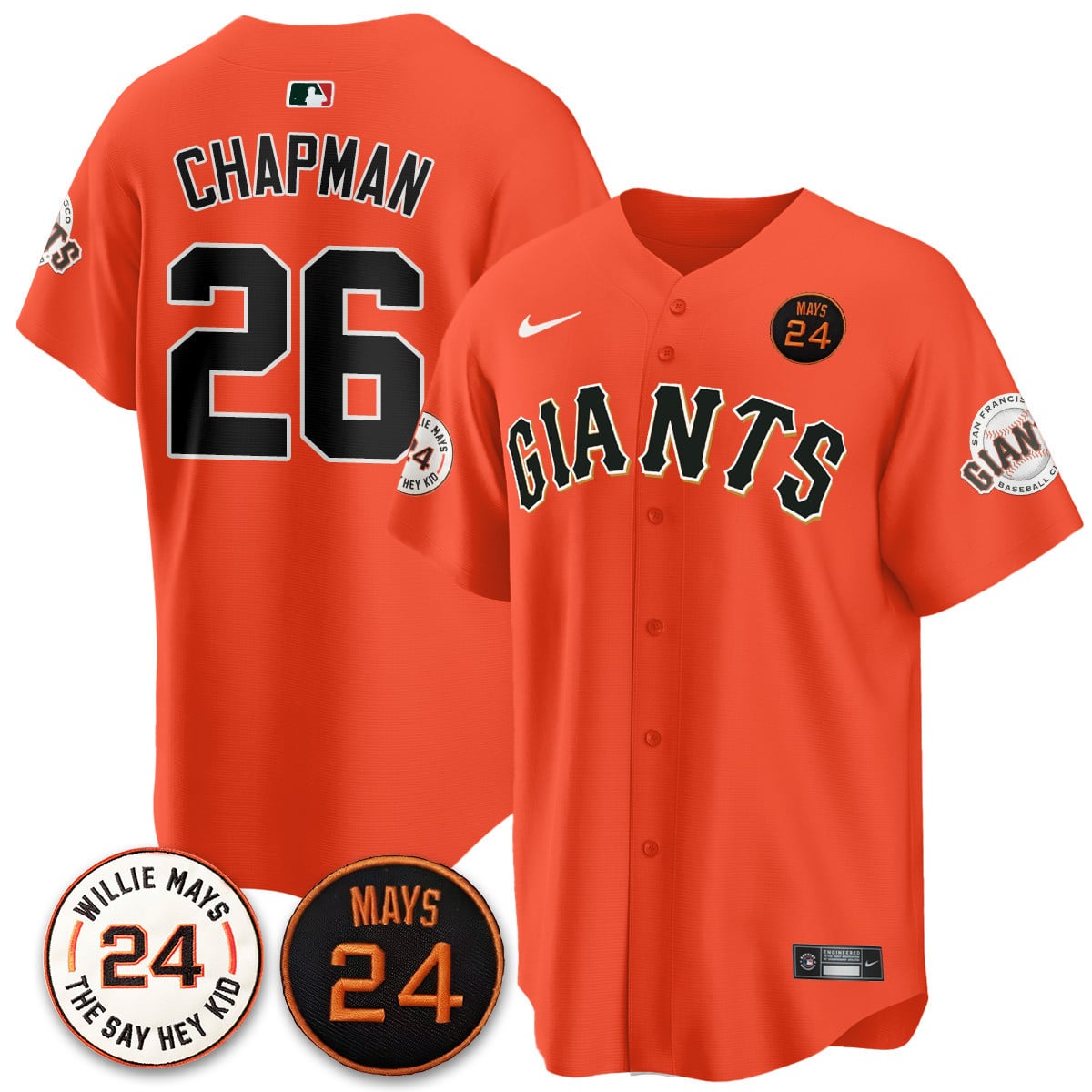 Men's San Francisco Giants 2025 Limited Jersey - All Stitched