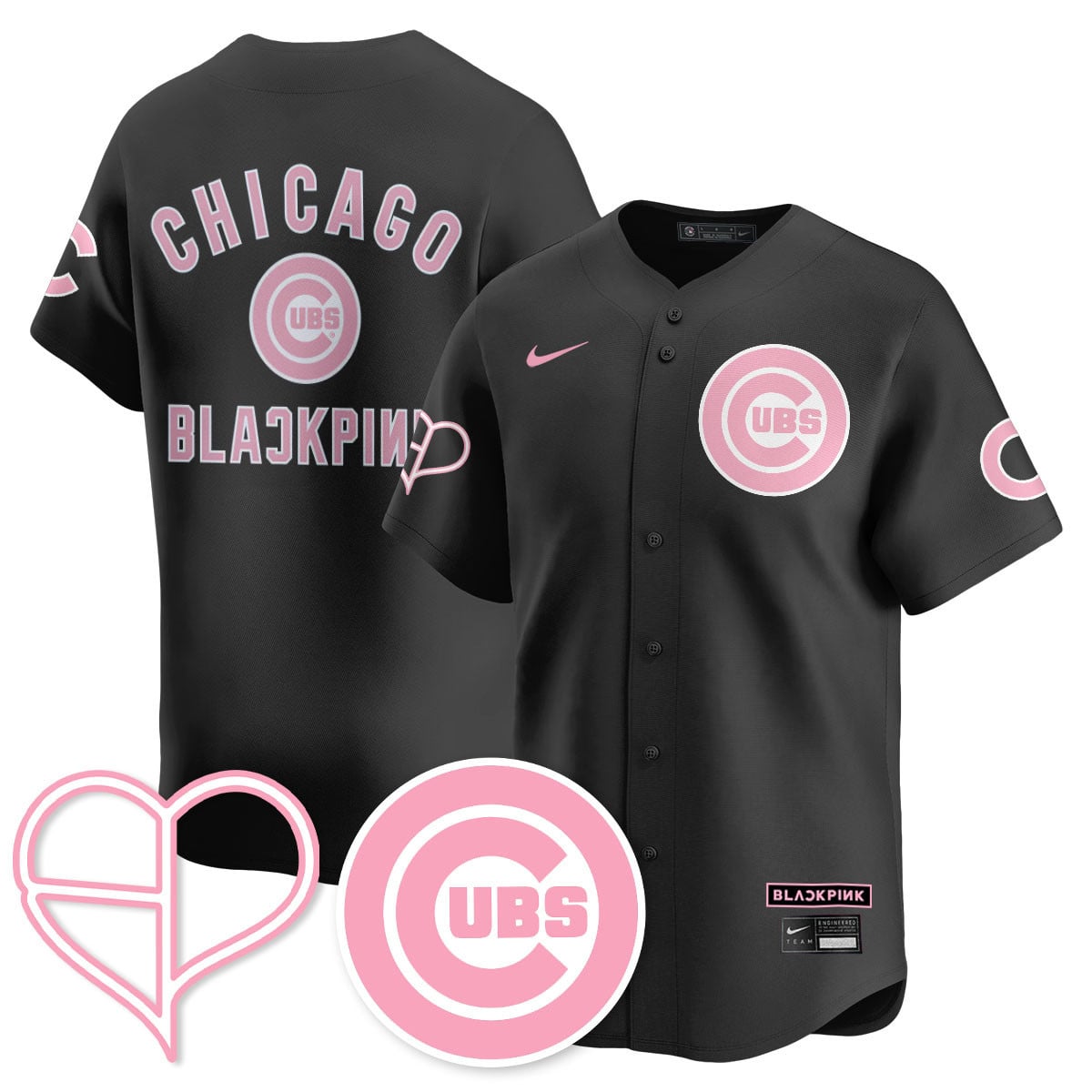 Men's Chicago Cubs BL??KPI?K 2025 Limited Jersey - All Stitched