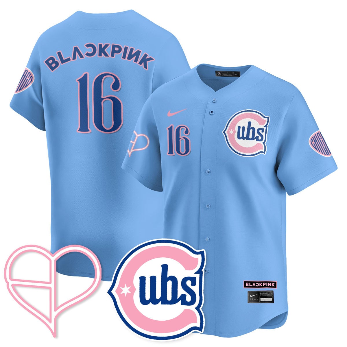 Men's Chicago Cubs BL??KPI?K 2025 Limited Jersey - All Stitched