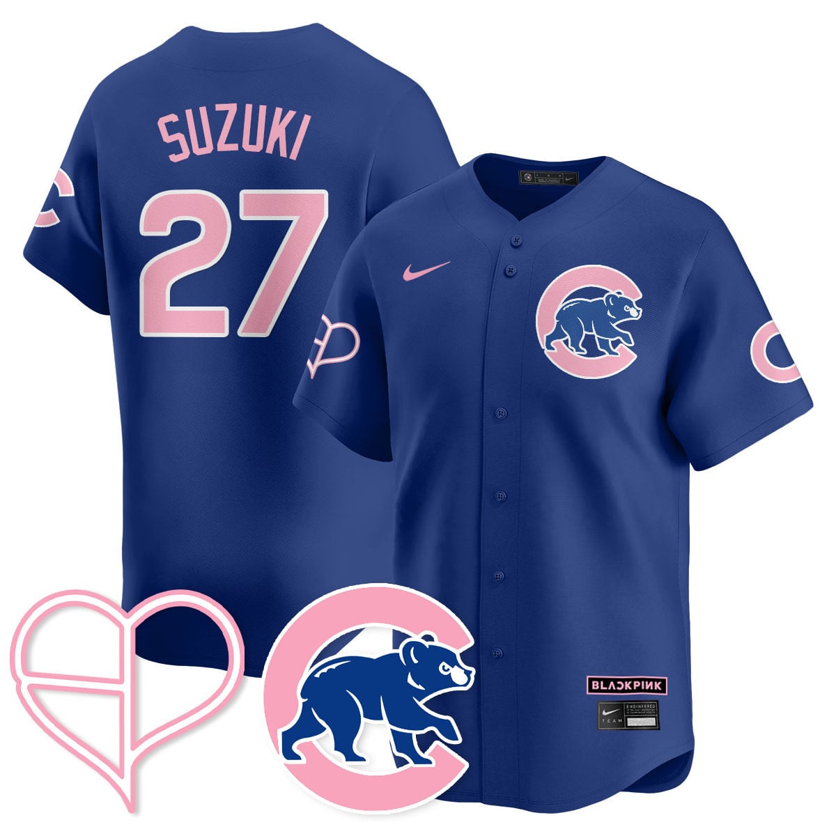 Men's Chicago Cubs BL??KPI?K 2025 Limited Jersey - All Stitched