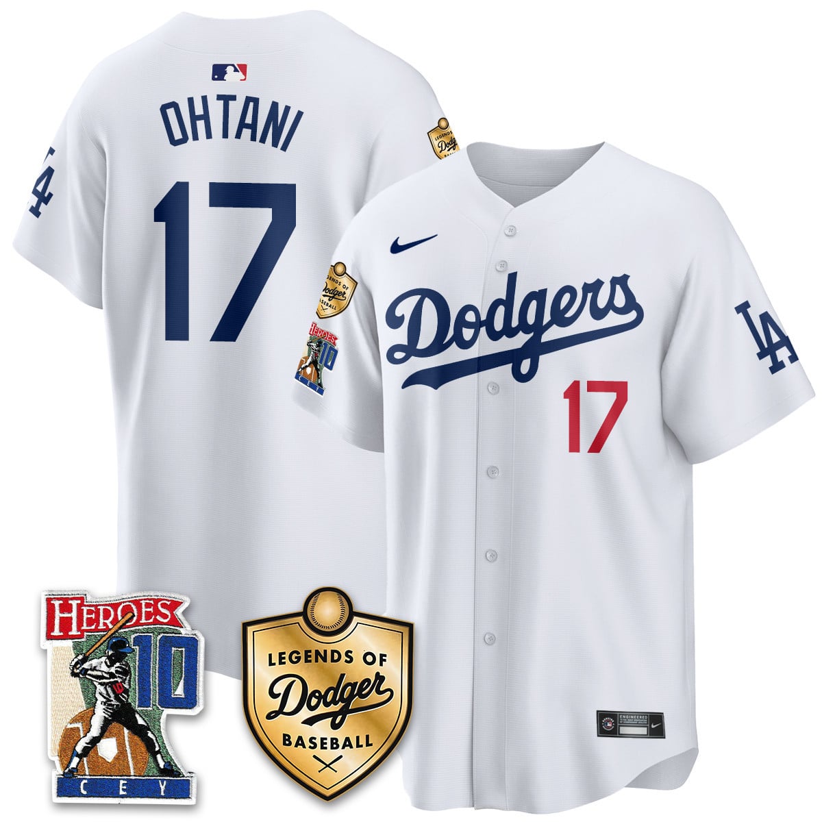 Men's Dodgers Ron Cey "Legends Of Dodgers Baseball" Jersey - All Stitched