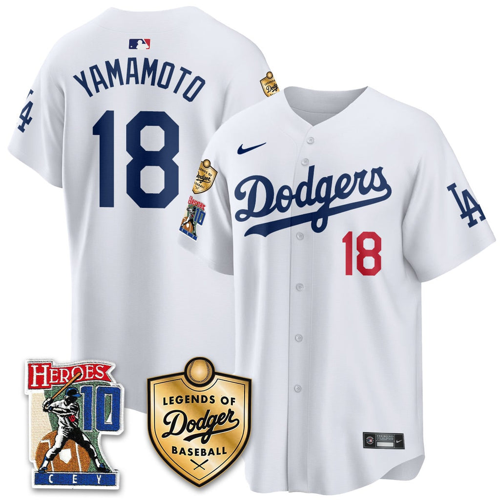 Men's Dodgers Ron Cey "Legends Of Dodgers Baseball" Jersey - All Stitched