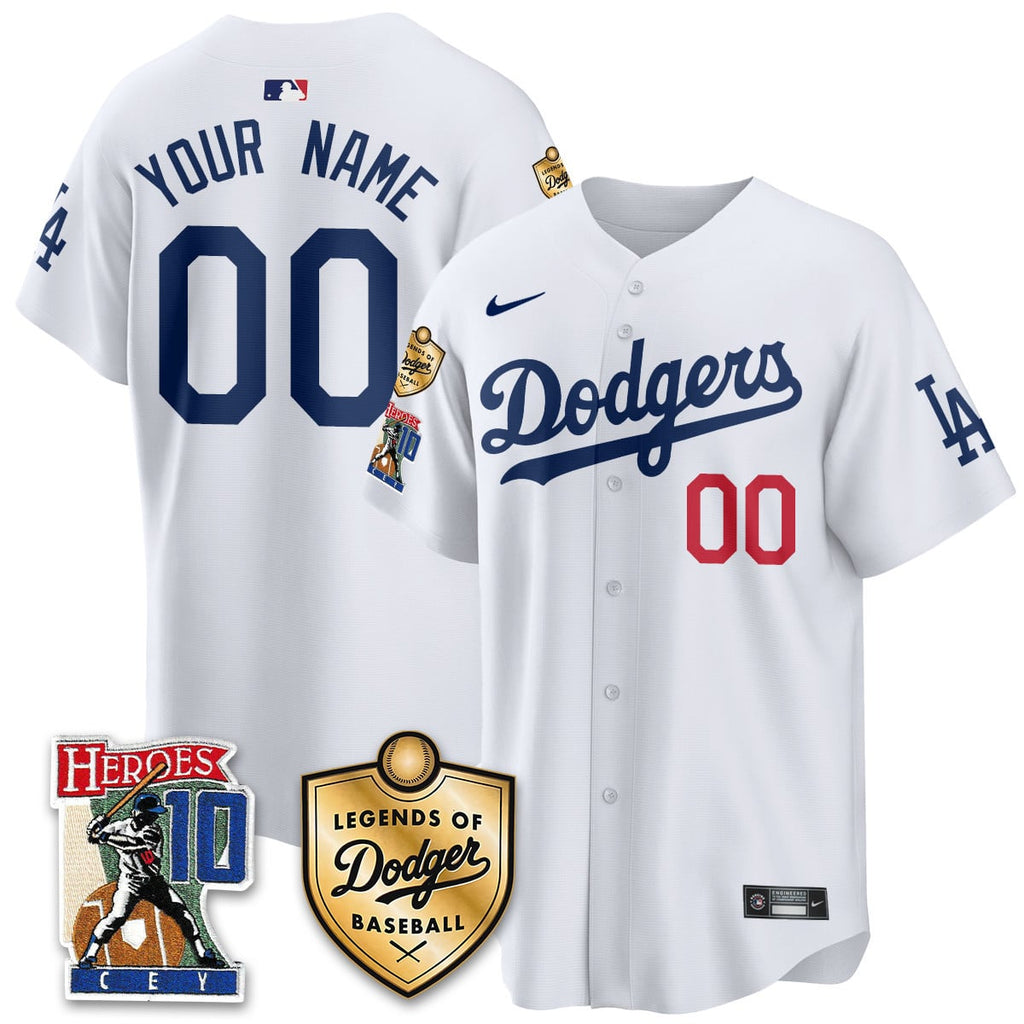 Men's Dodgers Ron Cey "Legends Of Dodgers Baseball" Jersey - All Stitched