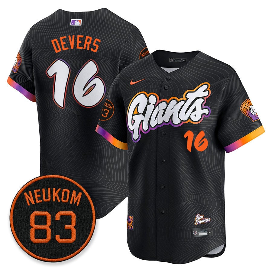 Men's San Francisco Giants Bill Neukom Memorial 2025 Jersey - All Stitched