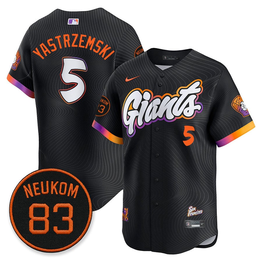 Men's San Francisco Giants Bill Neukom Memorial 2025 Jersey - All Stitched