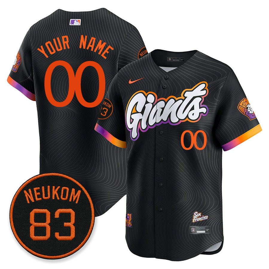 Men's San Francisco Giants Bill Neukom Memorial 2025 Jersey - All Stitched