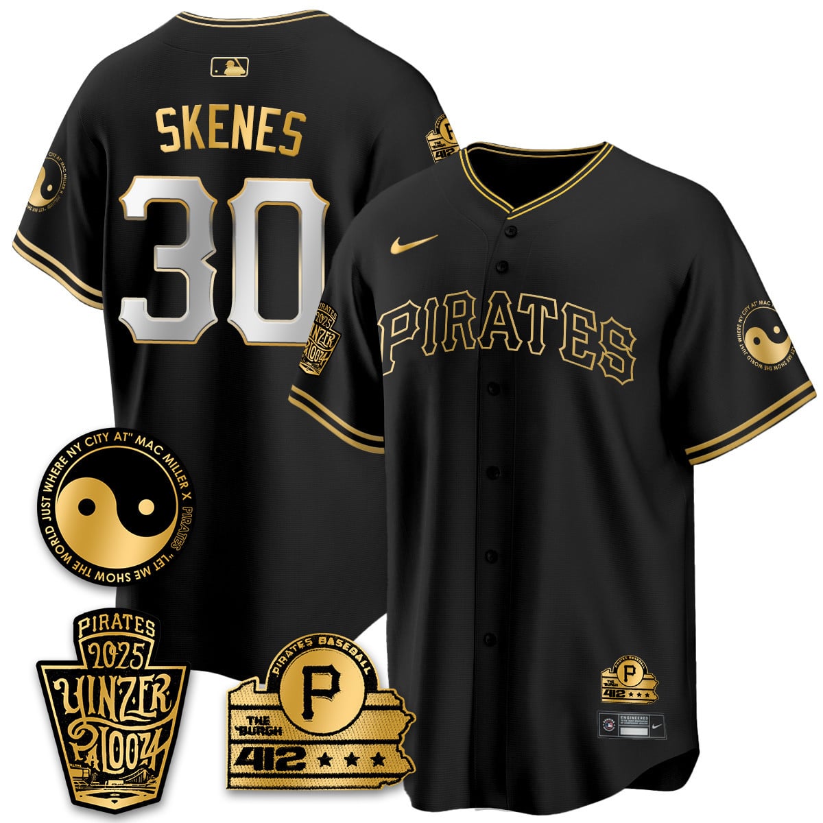 Men's Pittsburgh Pirates Yinzerpalooza 2025 Limited Jersey - All Stitched