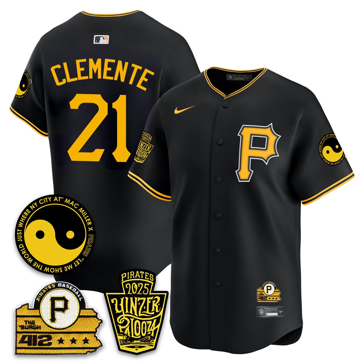 Men's Pittsburgh Pirates Yinzerpalooza 2025 Limited Jersey - All Stitched