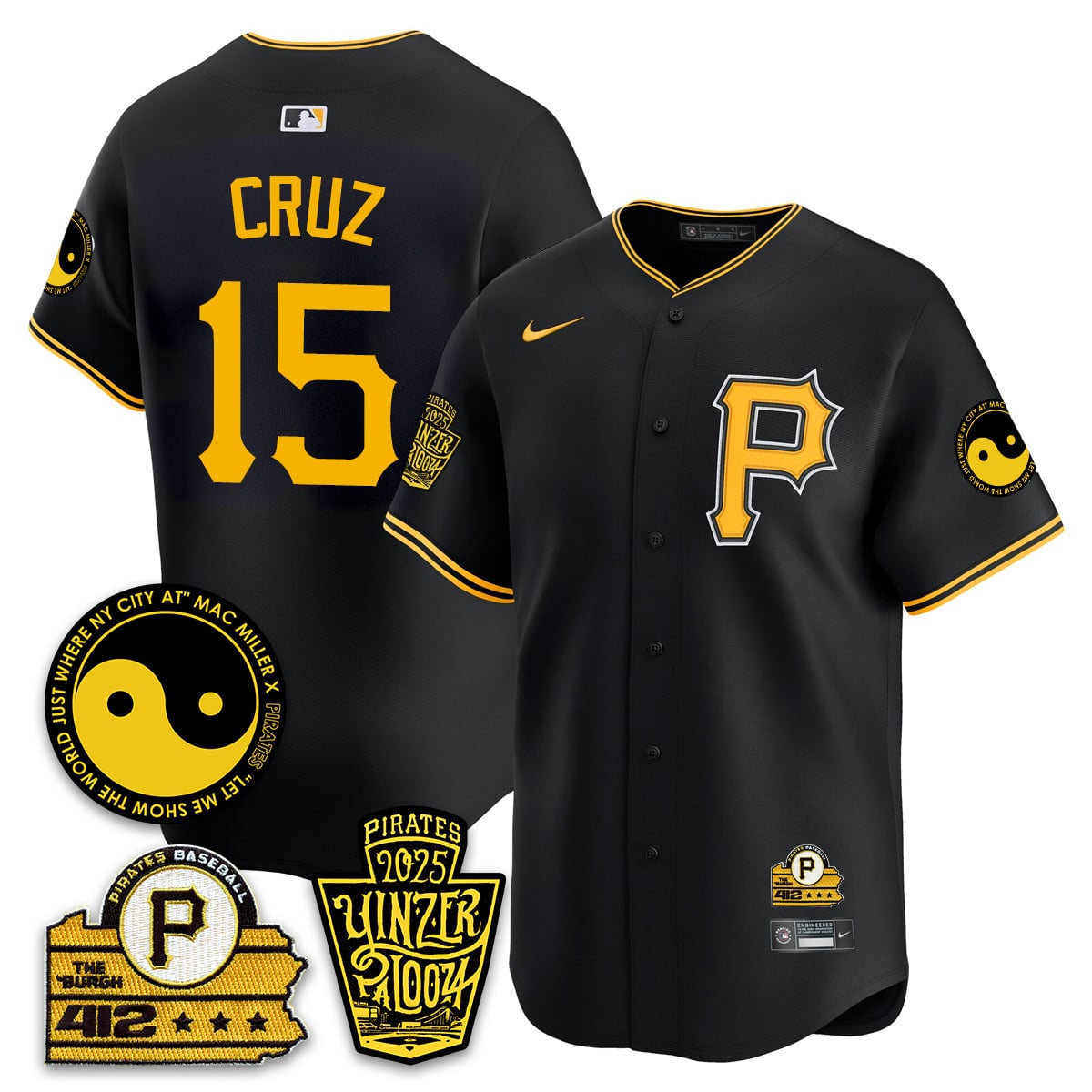 Men's Pittsburgh Pirates Yinzerpalooza 2025 Limited Jersey - All Stitched
