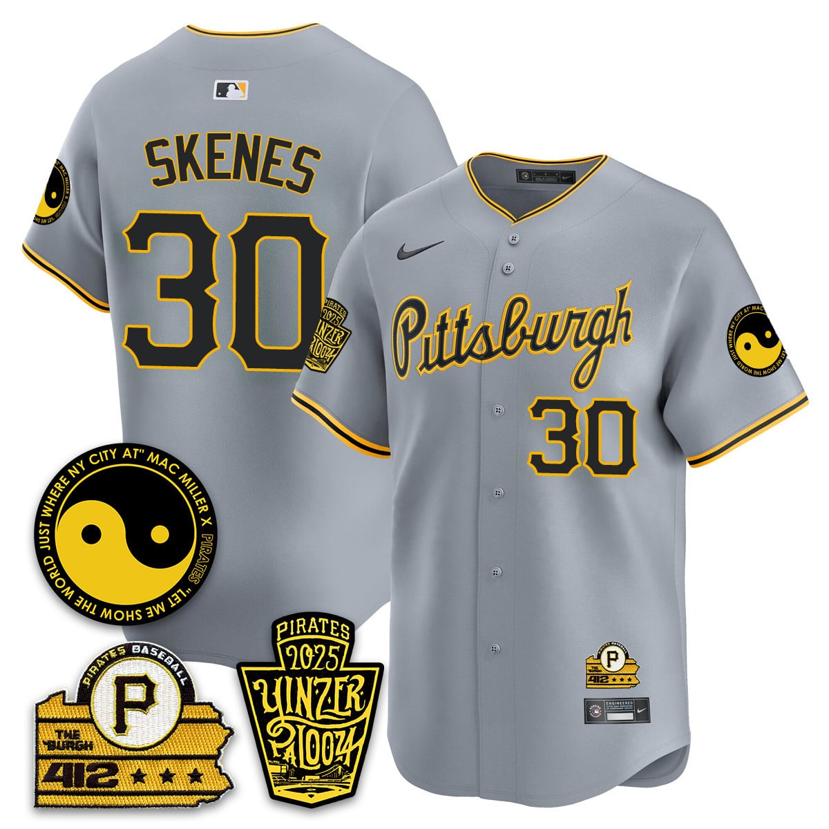 Men's Pittsburgh Pirates Yinzerpalooza 2025 Limited Jersey - All Stitched