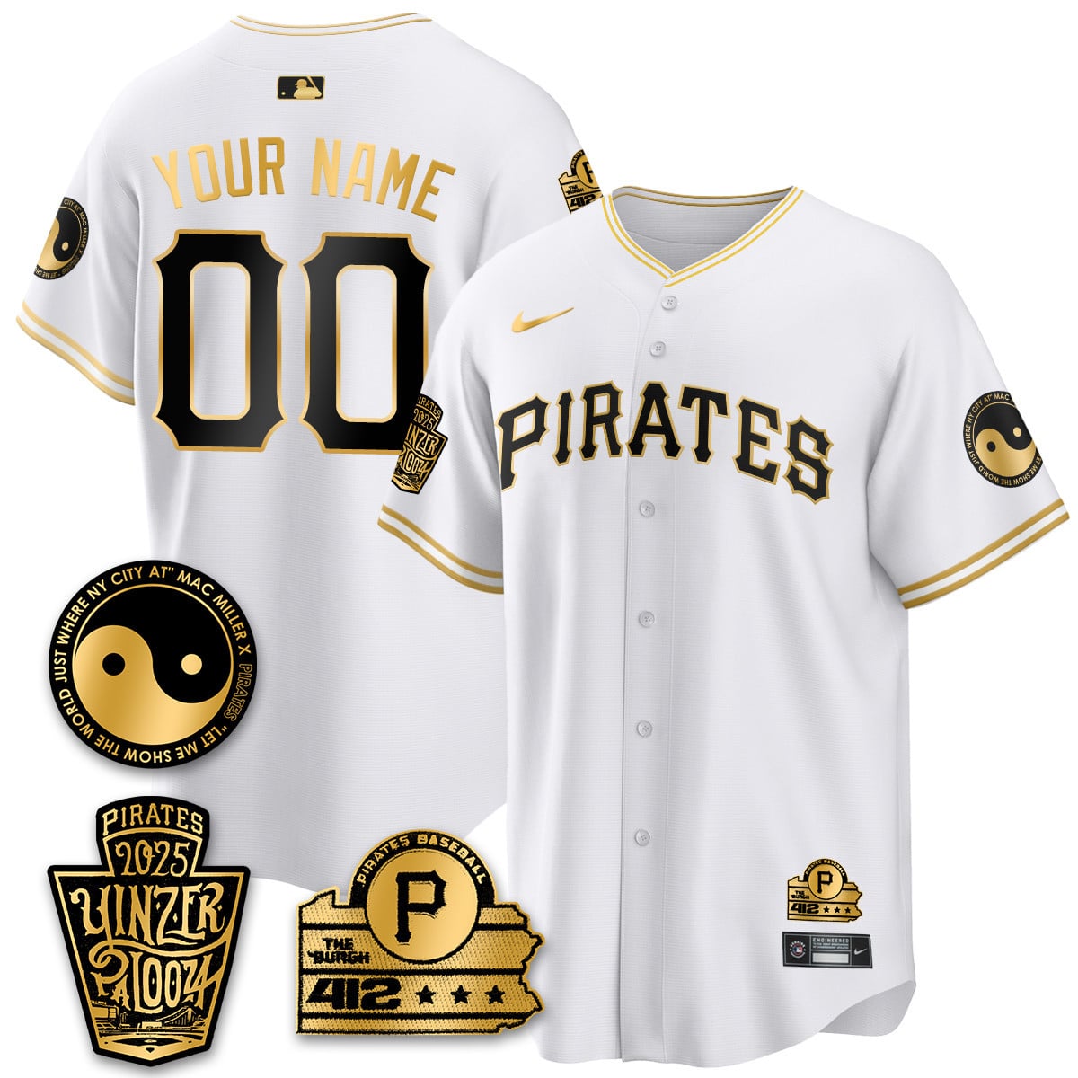 Men's Pittsburgh Pirates Yinzerpalooza 2025 Limited Jersey - All Stitched