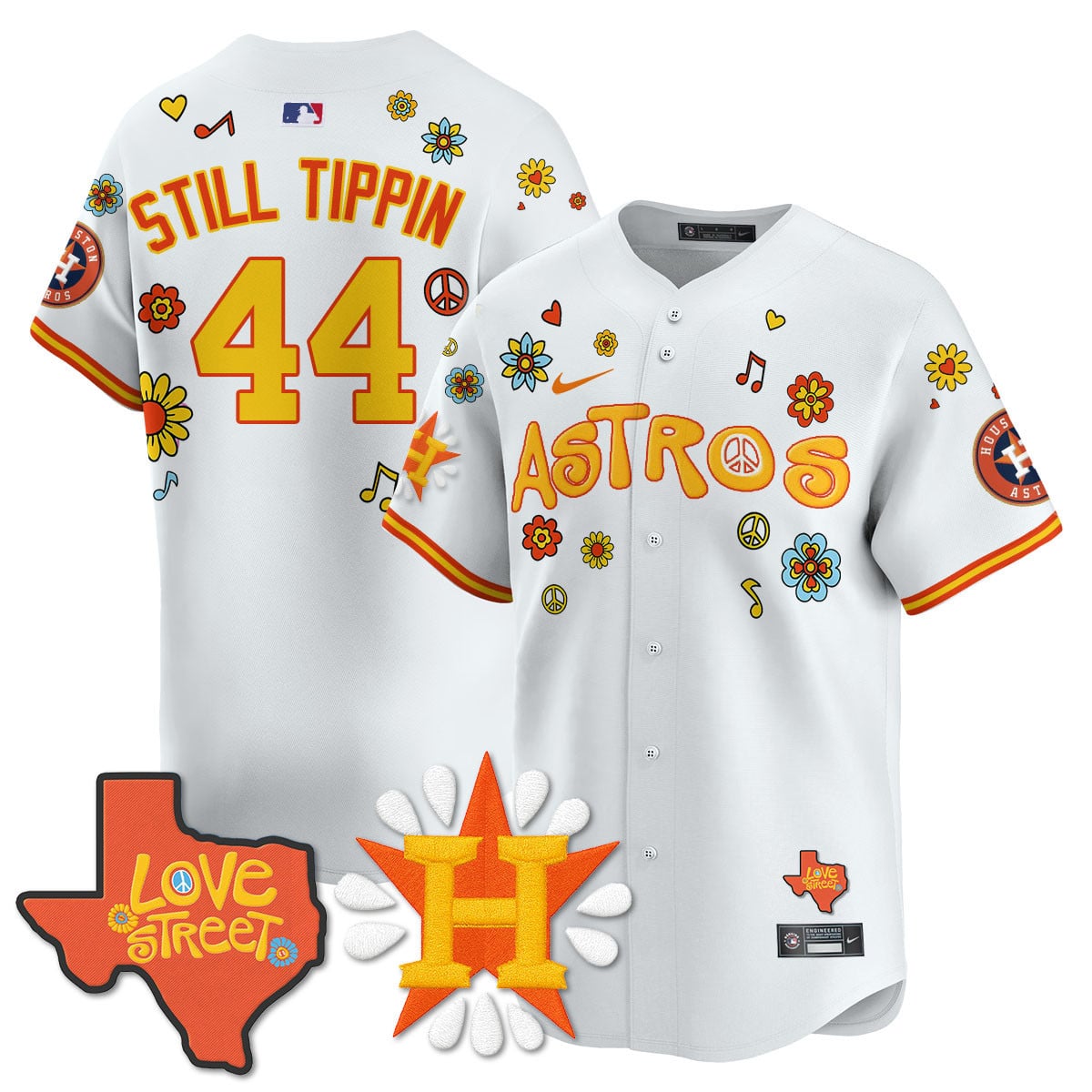 Men's Houston Astros "Love Street" Limited Jersey - All Stitched