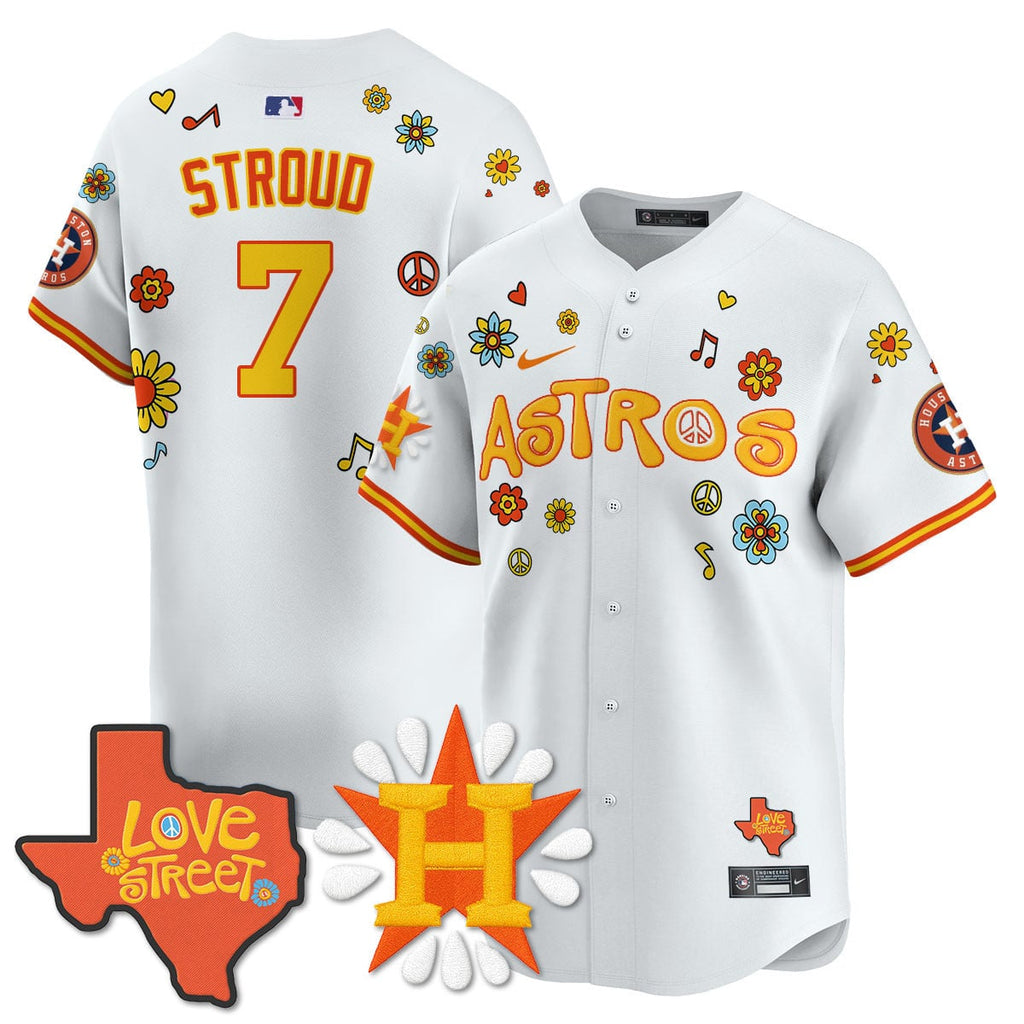Men's Houston Astros "Love Street" Limited Jersey - All Stitched