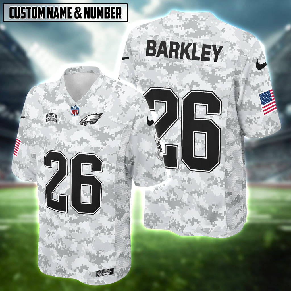 NFL US Airforce Veteran Salute To Service Gray Camo Football Jersey Editions Limited