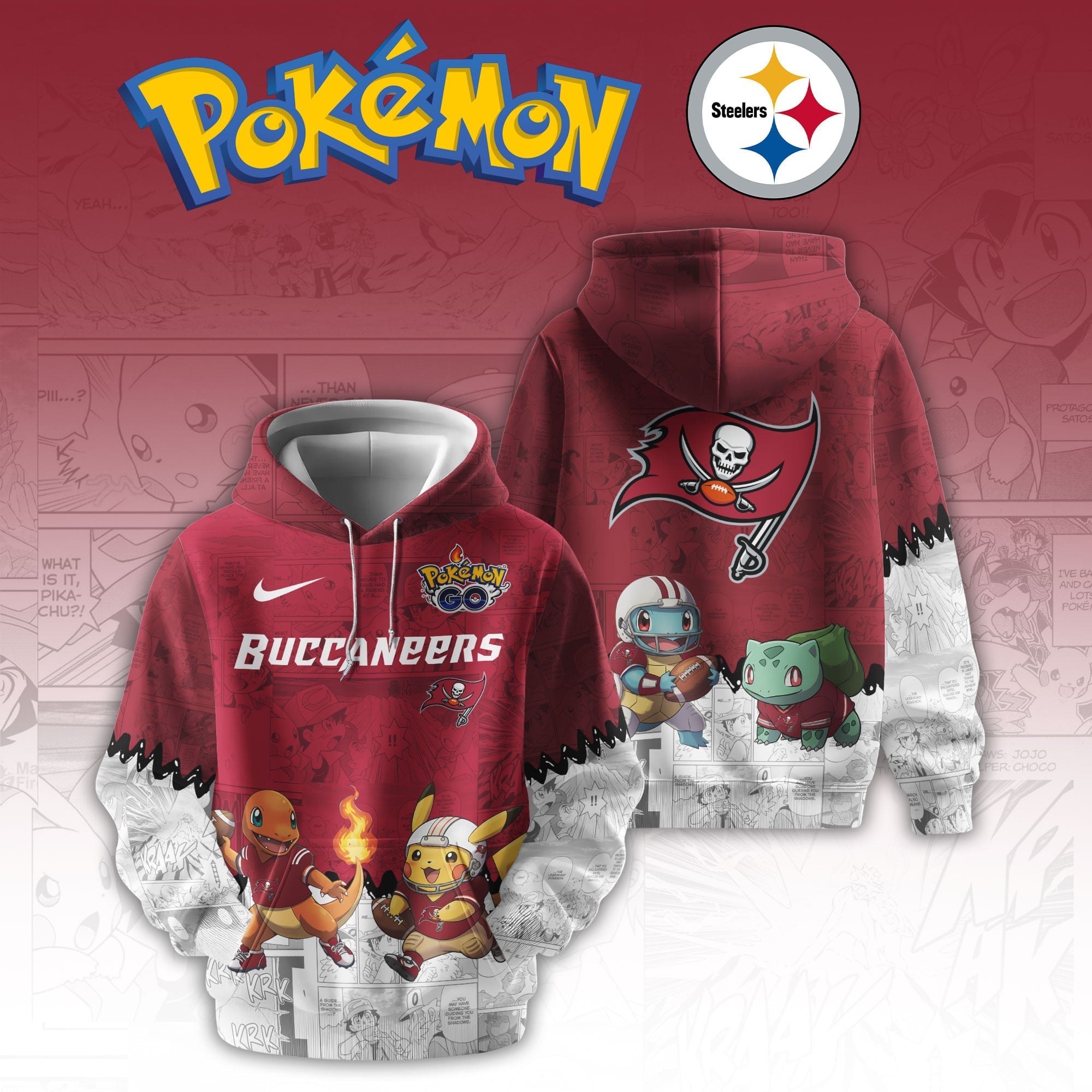 TB Buccaneers Special Pokemon Limited Edition Hoodie