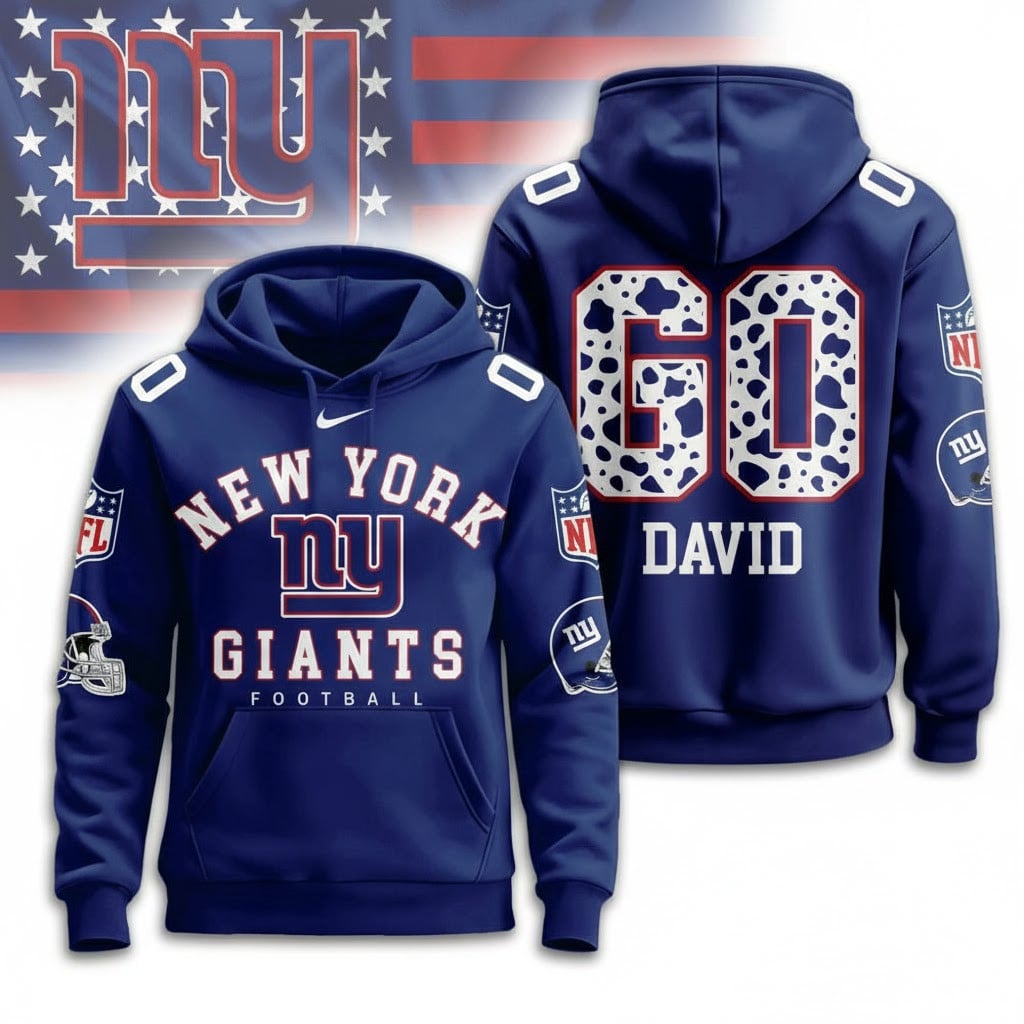 NYG Giants Football Custom Game Day Hoodie Shirt