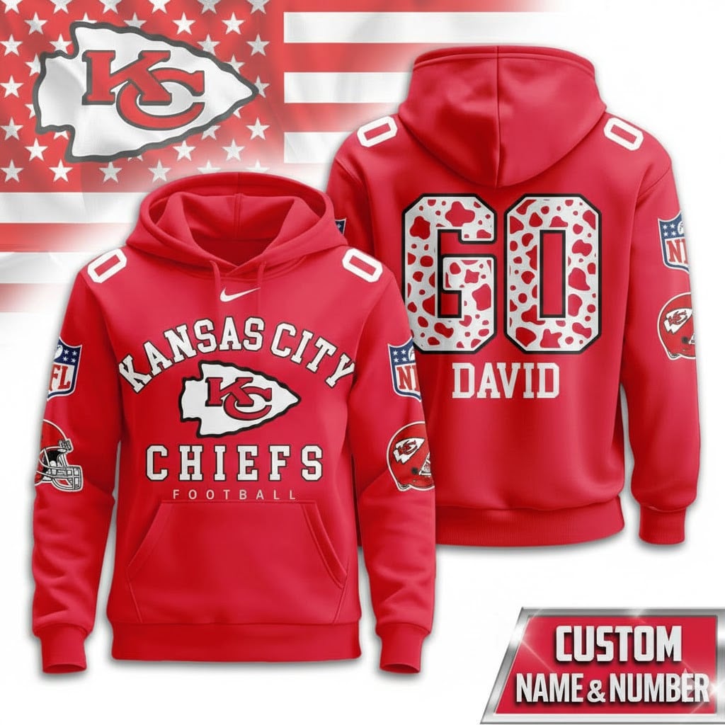 KC Chiefs Football Custom Game Day Hoodie Shirt
