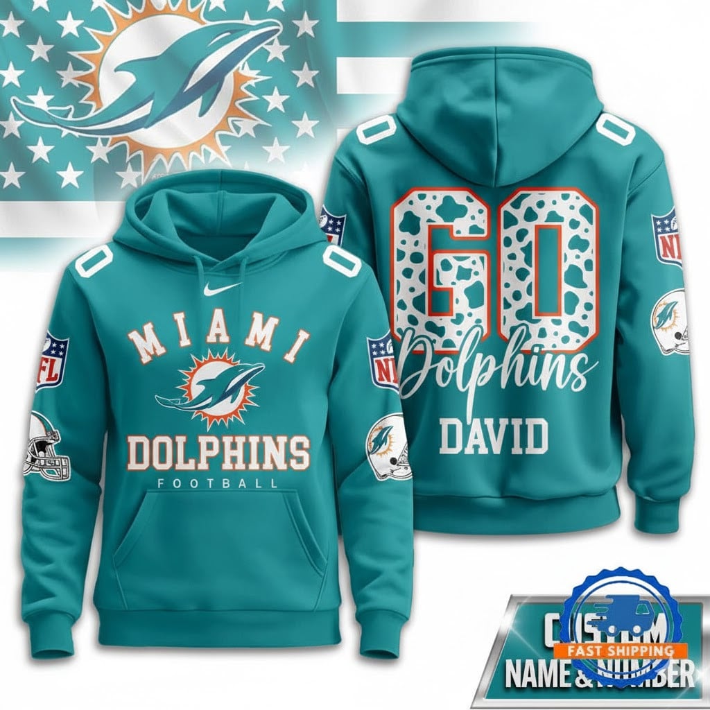 MIA Dolphins Football Custom Game Day Hoodie Shirt