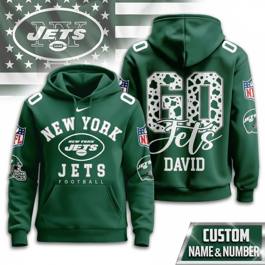 NYJ Jets Football Custom Game Day Hoodie Shirt