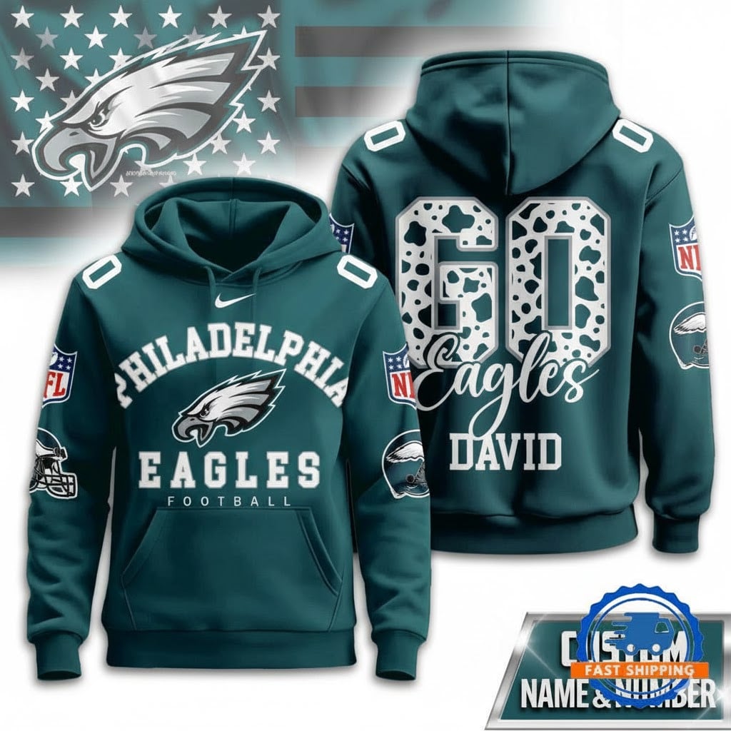 PHI Eagles Football Custom Game Day Hoodie Shirt