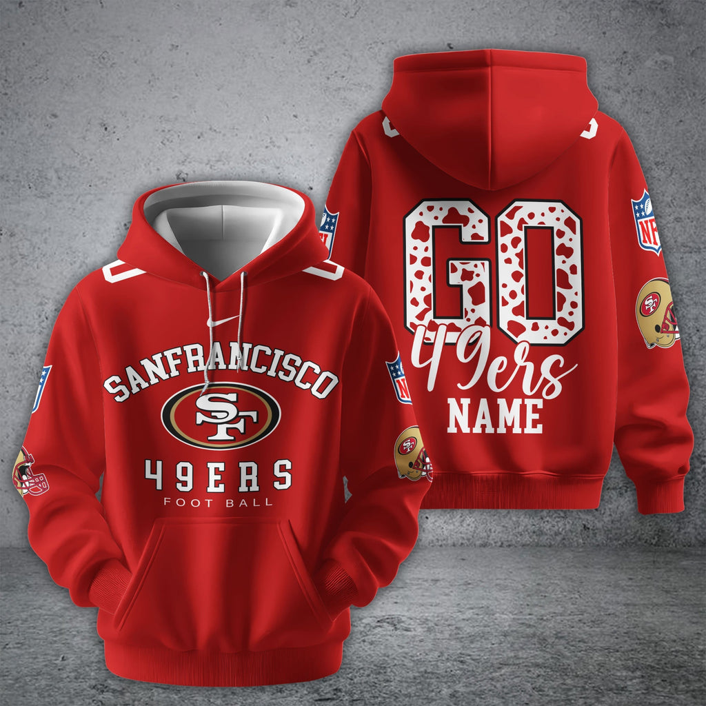 SF 49ers Football Custom Game Day Hoodie Shirt