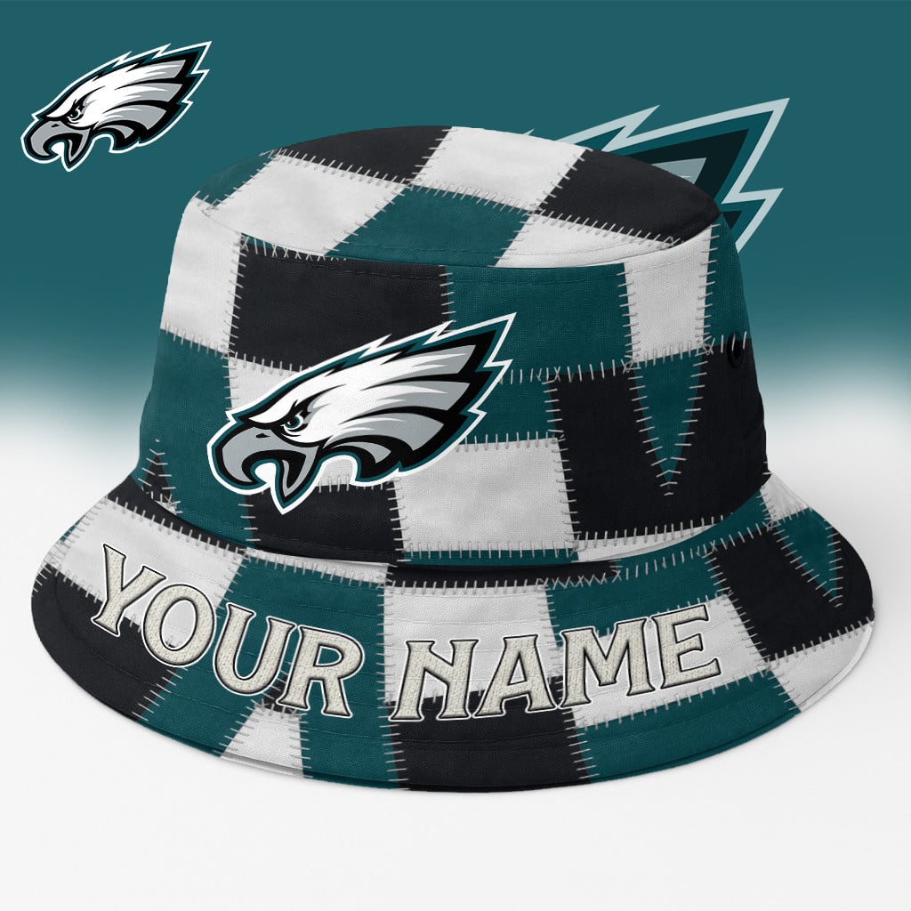 PHI Eagles Bucket Hat Custom Name Gifts For Fans - Limited Edition