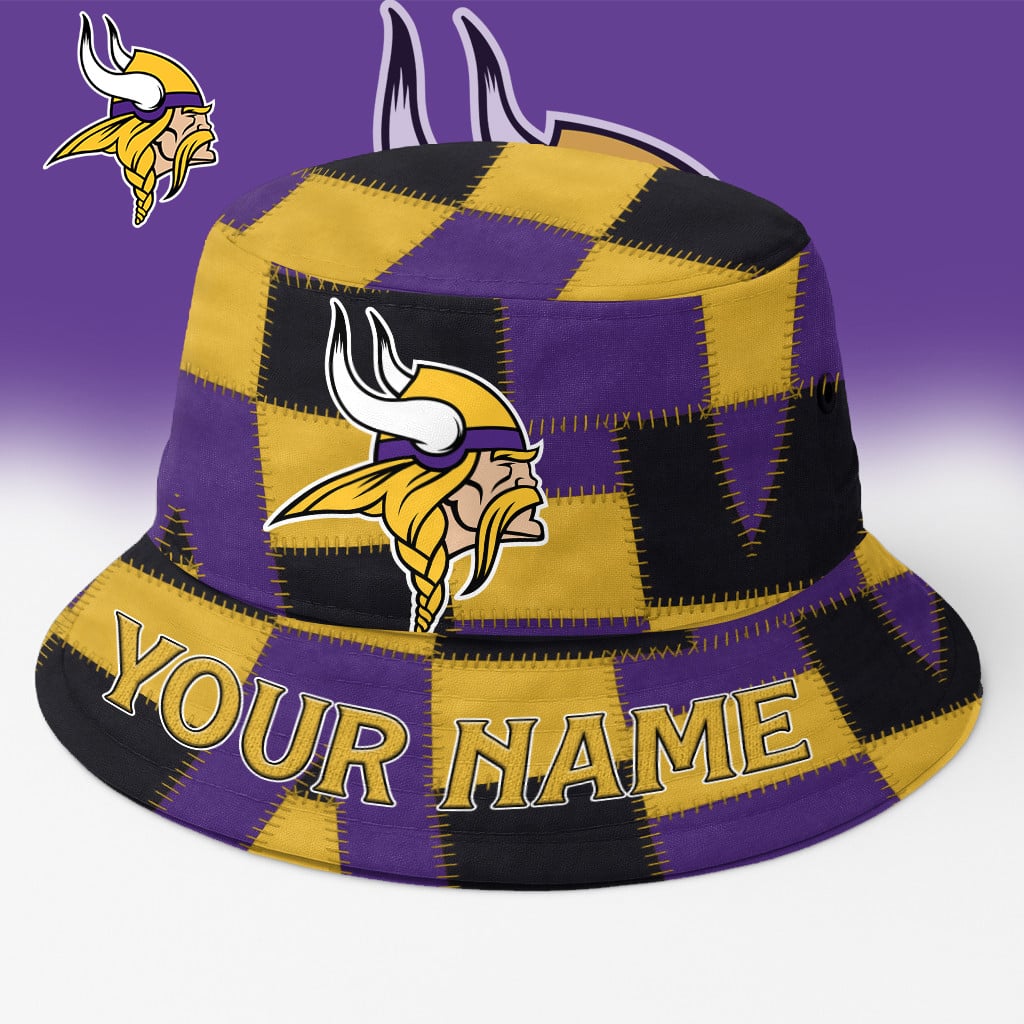 MIN Vikings Bucket Hat Custom Name Gifts For Fans - Limited Edition