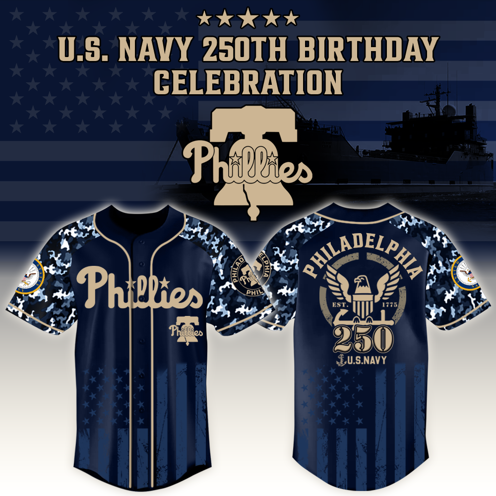 Philadelphia Phillies x US Navy 250th Birthday Edition