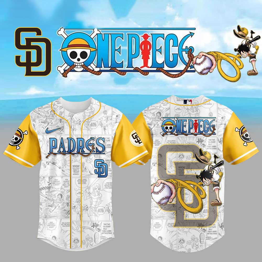 San Diego Padres One Piece Night Game Yellow Jersey