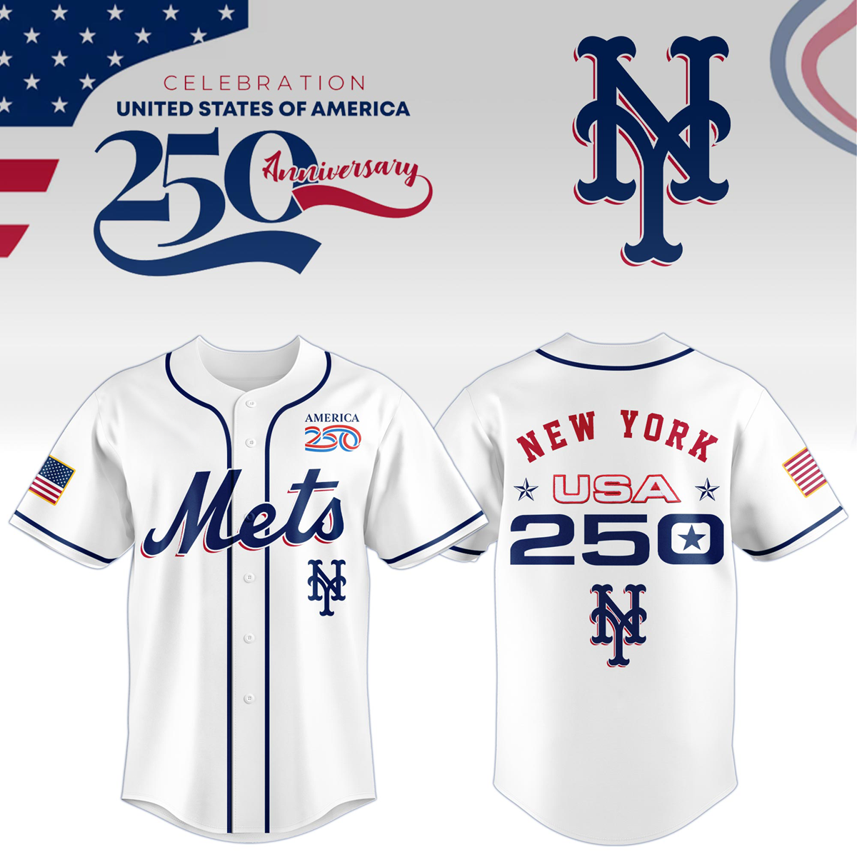 New York Mets x Celebration USA 250 Anniversary
