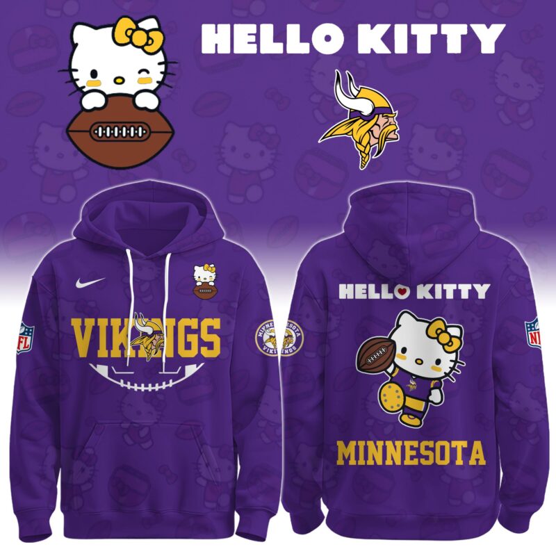 MIN Vikings Special Hello Kitty Limited Edition Hoodie