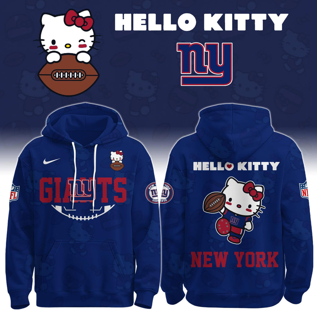 NY Giants Special Hello Kitty Limited Edition Hoodie