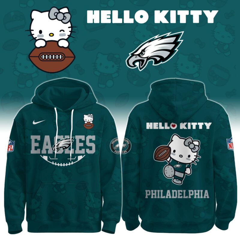 PHI Eagles Special Hello Kitty Limited Edition Hoodie