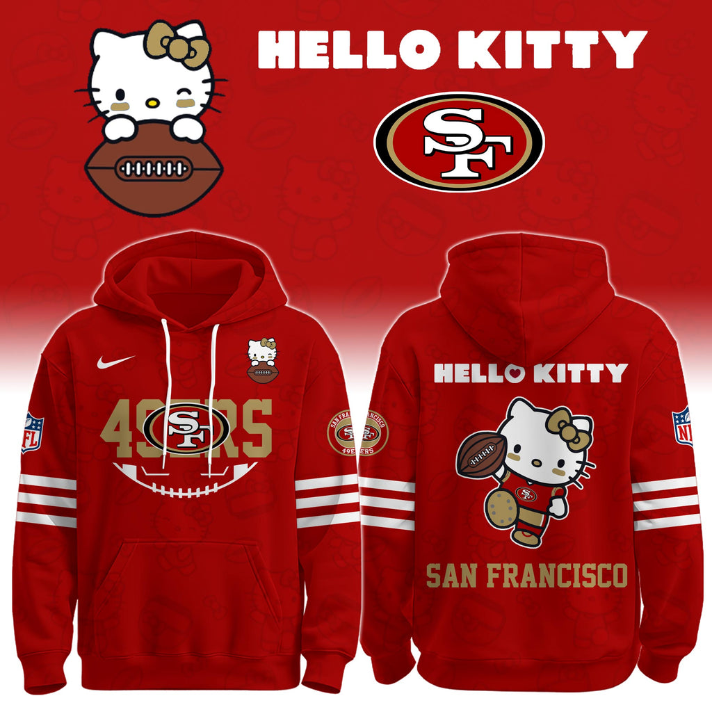 .SF 49ers Special Hello Kitty Limited Edition Hoodie