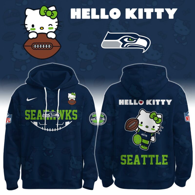 SEA Seahawks Special Hello Kitty Limited Edition Hoodie