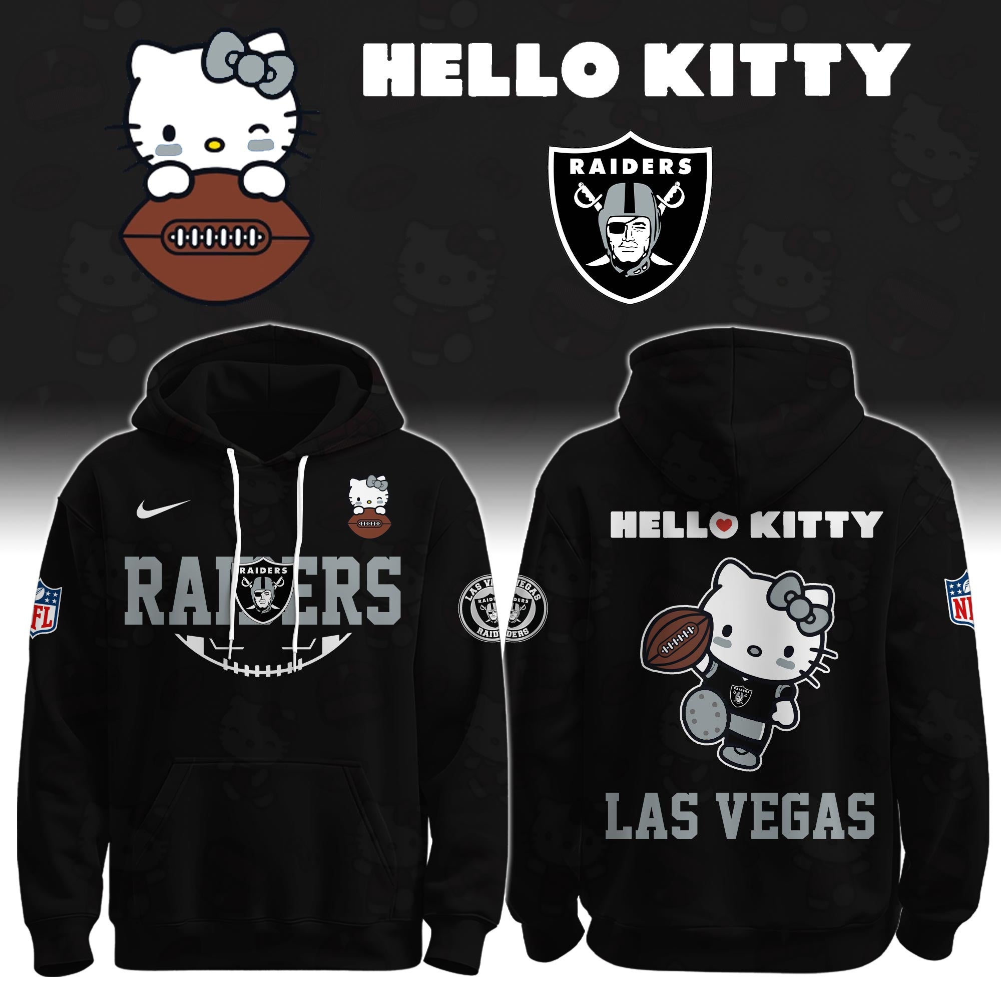 .LV Raiders Special Hello Kitty Limited Edition Hoodie