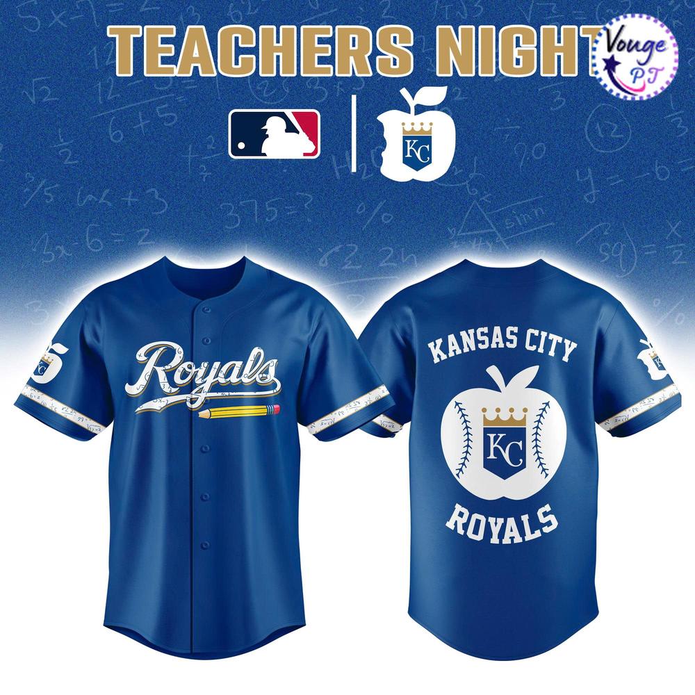 Kansas City Royals Teacher Appreciation Night Baseball Jersey