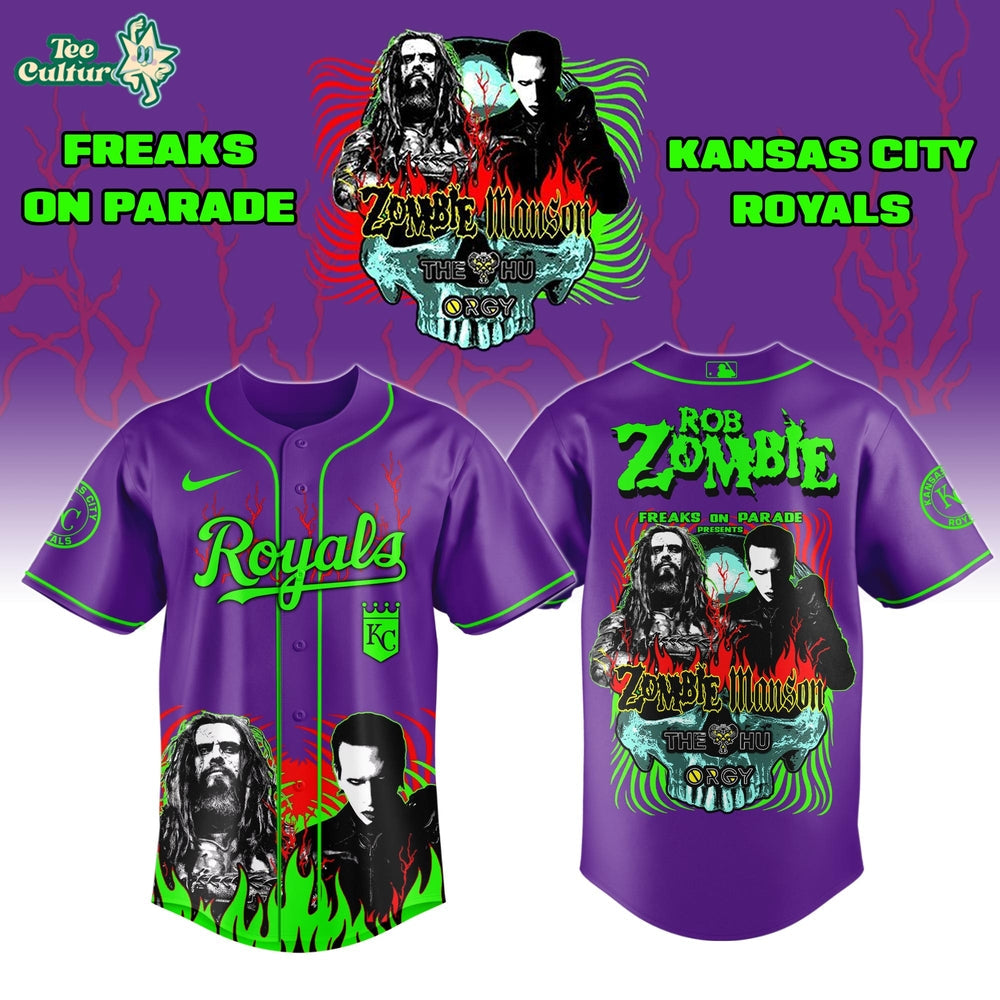 Kansas City Royals x Freaks On Parade Tour 2026 Colab Jersey Limited Edition