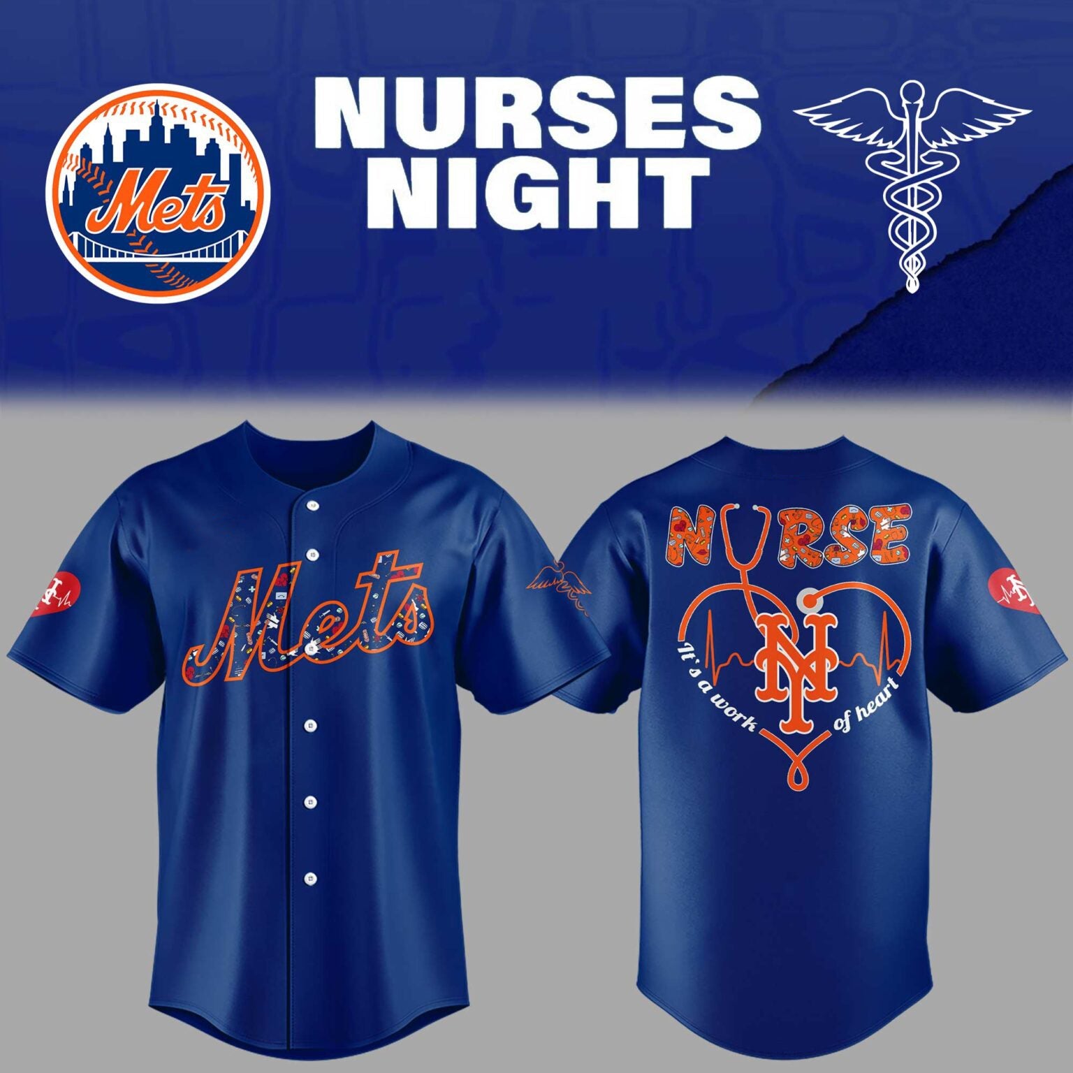 Limited Edition Mets Nurses Night Jersey