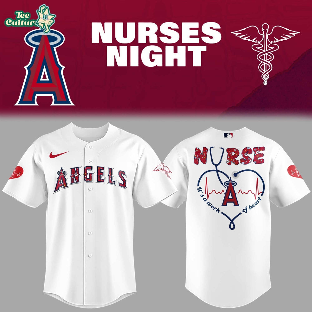 Los Angeles Angels 2026 MLB Nurses Tribute Night Limited Jersey