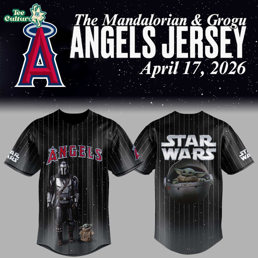 Los Angeles Angels x The Mandalorian Grogu Star Wars Jersey – Theme Night April 17 2026